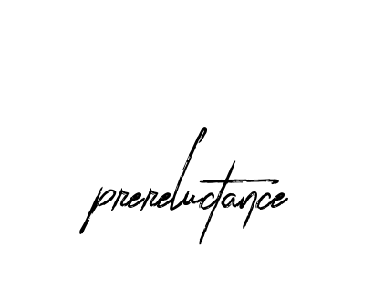 Handwritten Signature for Prereluctance - Style 133 Online
