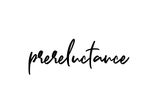 Handwritten Signature for Prereluctance - Style 141 Online