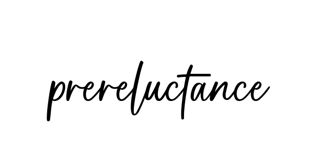 Handwritten Signature for Prereluctance - Style 142 Online