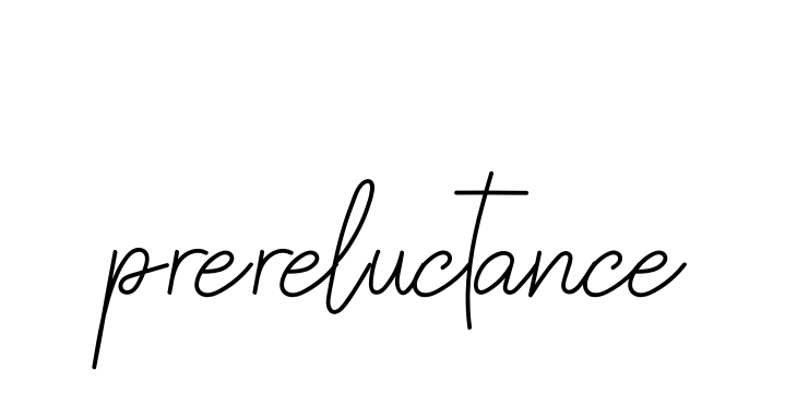 Handwritten Signature for Prereluctance - Style 145 Online