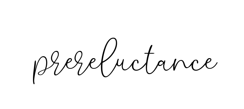 Handwritten Signature for Prereluctance - Style 147 Online