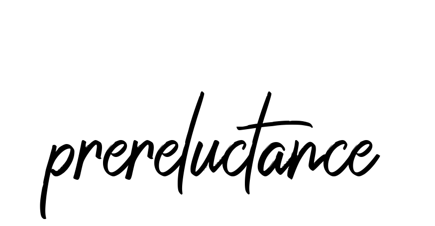 Handwritten Signature for Prereluctance - Style 149 Online