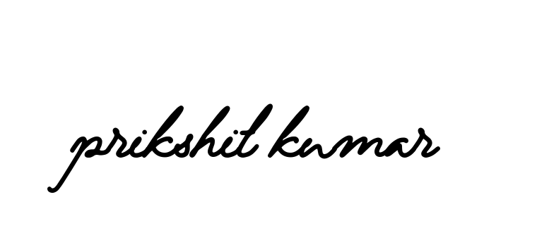 Handwritten Signature for Prikshit-kumar- - Style 137 Online