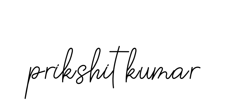 Handwritten Signature for Prikshit-kumar- - Style 145 Online