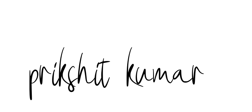 Handwritten Signature for Prikshit-kumar- - Style 146 Online