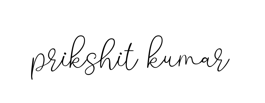 Handwritten Signature for Prikshit-kumar- - Style 147 Online