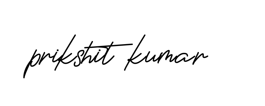 Handwritten Signature for Prikshit-kumar- - Style 150 Online