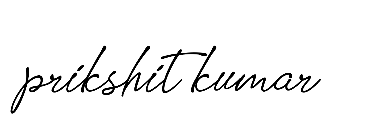 Handwritten Signature for Prikshit-kumar- - Style 151 Online