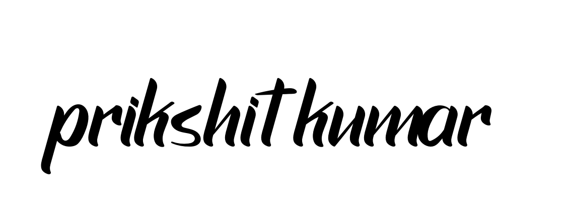 Handwritten Signature for Prikshit-kumar- - Style 153 Online