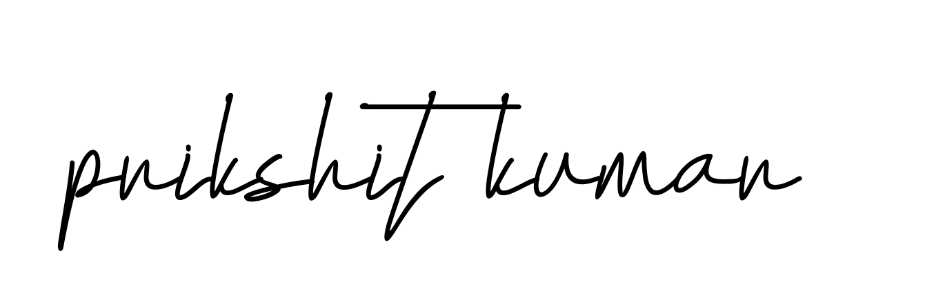 Handwritten Signature for Prikshit-kumar- - Style 155 Online