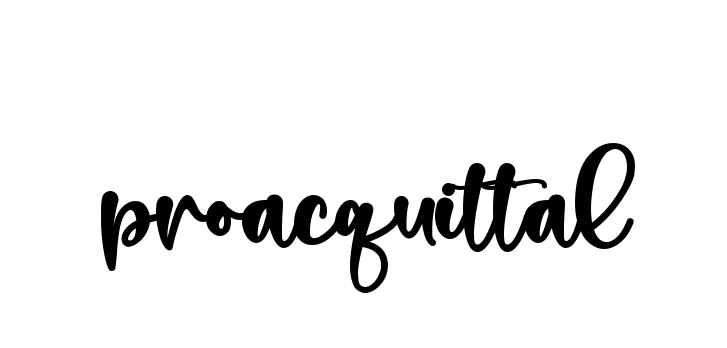 Handwritten Signature for Proacquittal - Style 136 Online