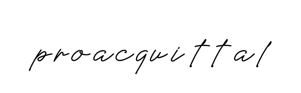 Handwritten Signature for Proacquittal - Style 152 Online
