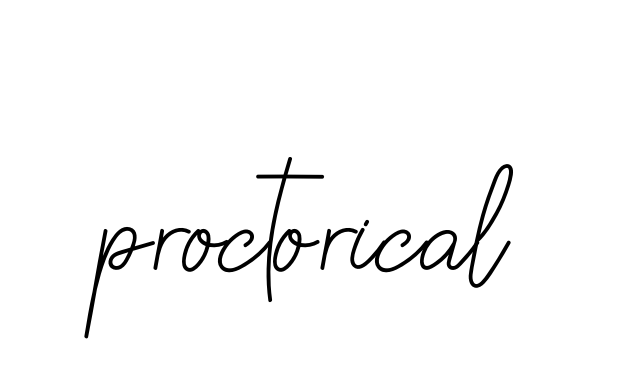 Handwritten Signature for Proctorical - Style 145 Online