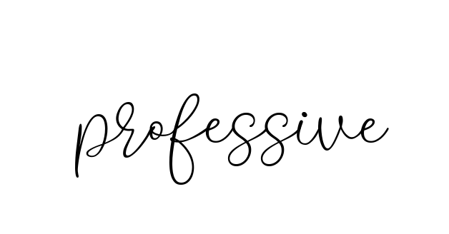 Professive Signature Style TerselyRegular