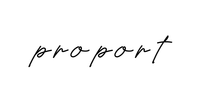 Handwritten Signature for Proport - Style 152 Online