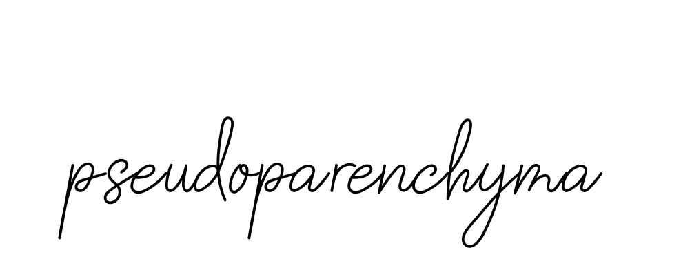 Handwritten Signature for Pseudoparenchyma - Style 145 Online