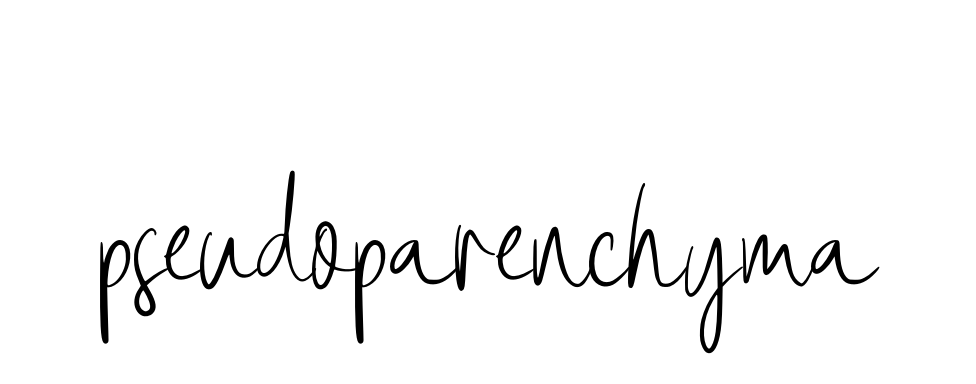 Handwritten Signature for Pseudoparenchyma - Style 146 Online