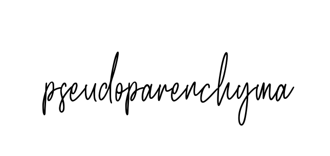 Handwritten Signature for Pseudoparenchyma - Style 154 Online
