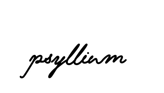 Handwritten Signature for Psyllium - Style 137 Online