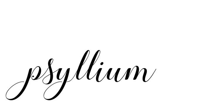 Handwritten Signature for Psyllium - Style 144 Online