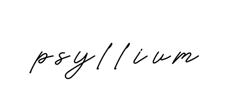 Handwritten Signature for Psyllium - Style 152 Online