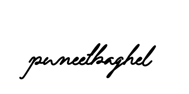 Handwritten Signature for Puneetbaghel - Style 138 Online