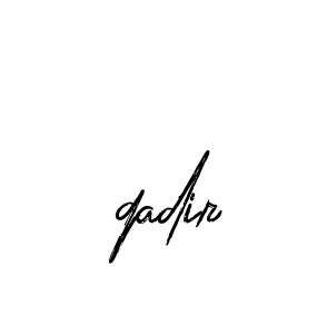 Handwritten Signature for Qadir- - Style 133 Online