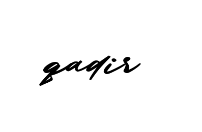 Handwritten Signature for Qadir- - Style 140 Online