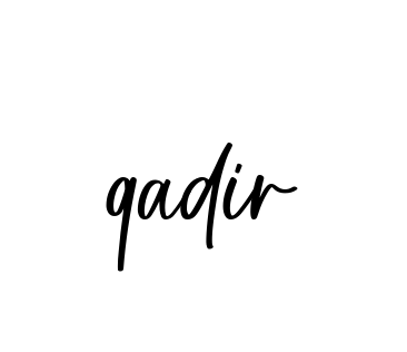 Handwritten Signature for Qadir- - Style 142 Online