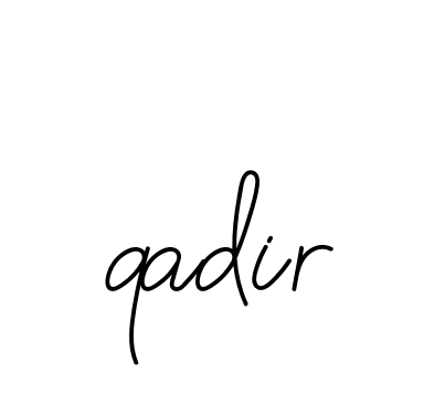 Handwritten Signature for Qadir- - Style 145 Online