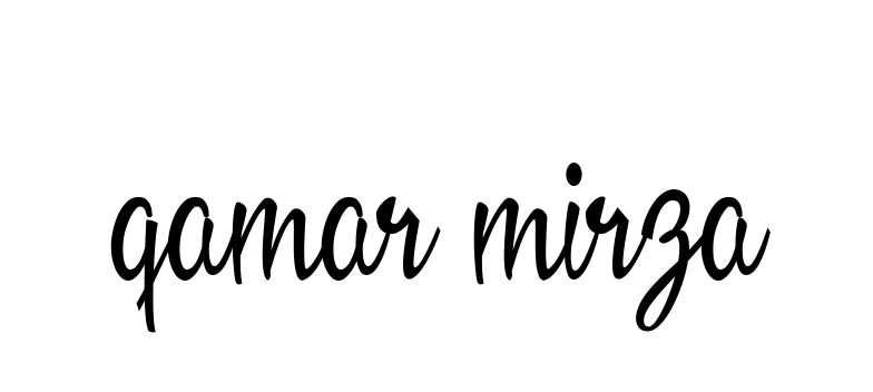 Qamar-mirza signature