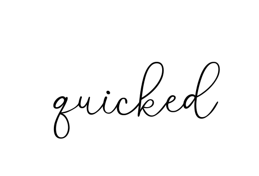 Handwritten Signature for Quicked - Style 147 Online