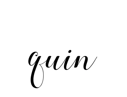 Handwritten Signature for Quin - Style 144 Online