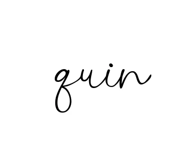Handwritten Signature for Quin - Style 147 Online