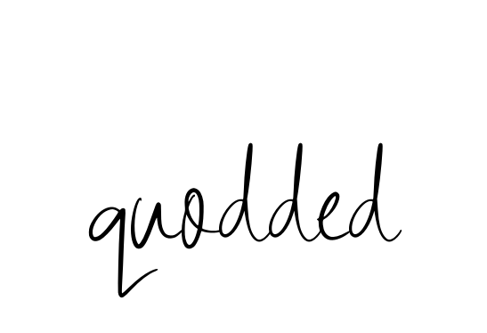 Handwritten Signature for Quodded - Style 146 Online