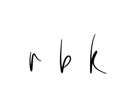 Handwritten Signature for R-b-k - Style 146 Online