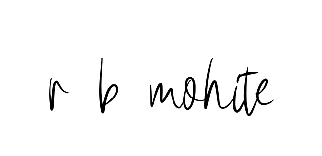 Handwritten Signature for R-b-mohite - Style 146 Online