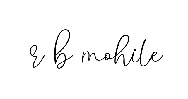 Handwritten Signature for R-b-mohite - Style 147 Online