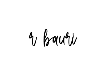 Handwritten Signature for R-bauri - Style 143 Online