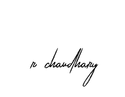 Handwritten Signature for R-chaudhary - Style 133 Online
