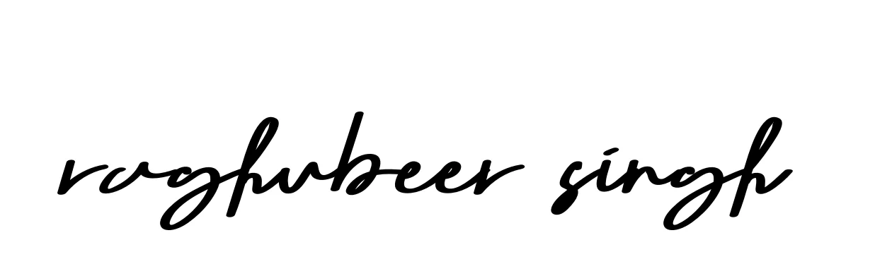 Handwritten Signature for Raghubeer-singh - Style 135 Online