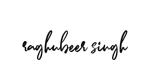 Handwritten Signature for Raghubeer-singh - Style 141 Online