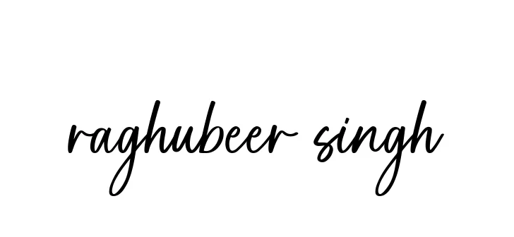 Handwritten Signature for Raghubeer-singh - Style 142 Online
