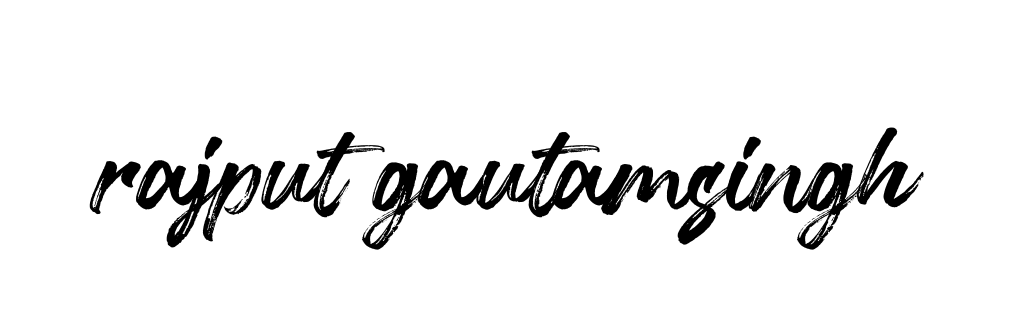 Rajput-gautamsingh signature