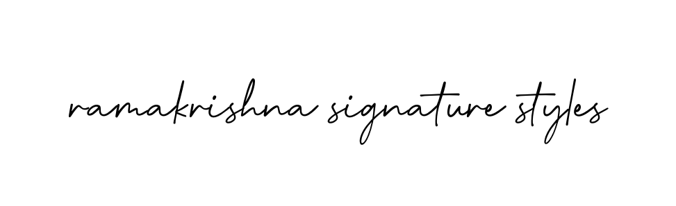 Ramakrishna-signature-styles signature