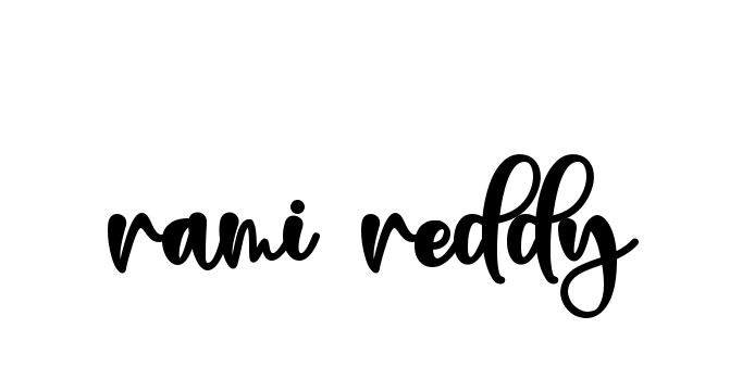 Handwritten Signature for Rami-reddy - Style 136 Online