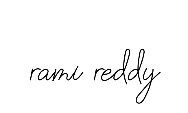 Handwritten Signature for Rami-reddy - Style 145 Online