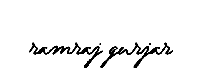Ramraj-gurjar- signature