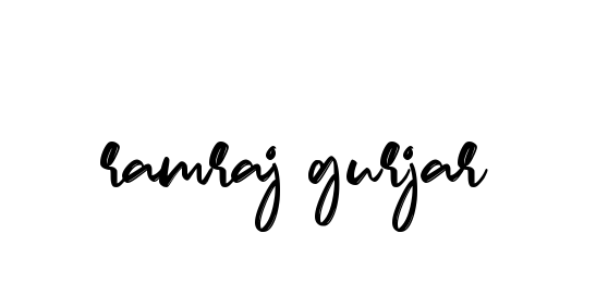 Ramraj-gurjar- signature