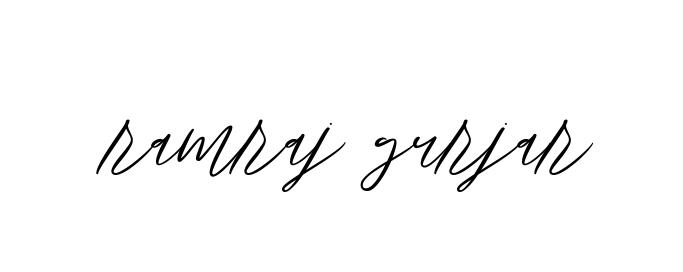 Ramraj-gurjar- signature